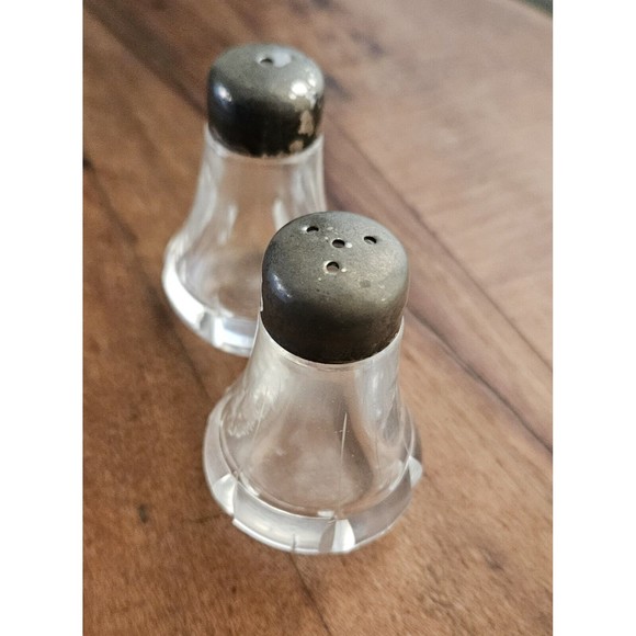 Antique Crystal S&P Shakers - Picture 3 of 7
